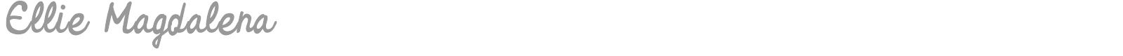 Ellie Magdalena font preview